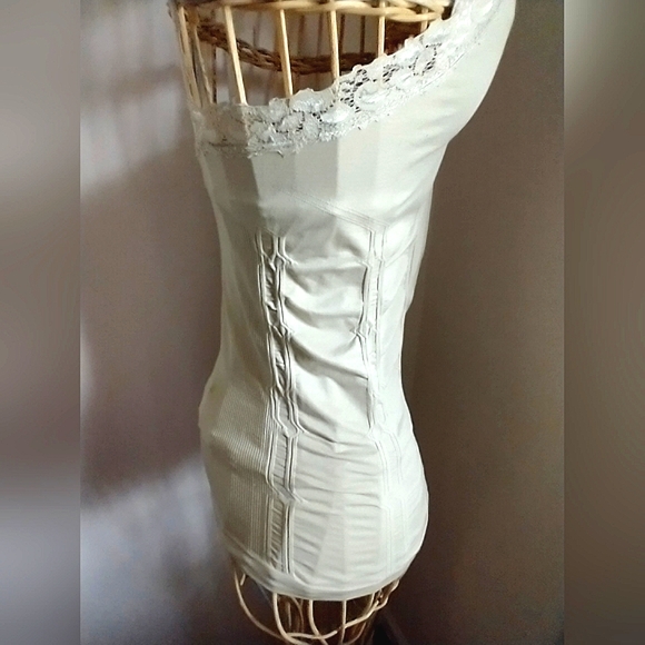 Tank Cami M.USA Nylon/spandex lace Trim Tank Top Cami - Picture 3 of 12